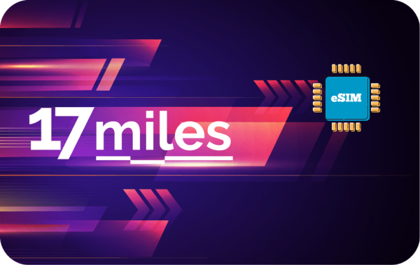 17 miles 2 GB - 15 Days