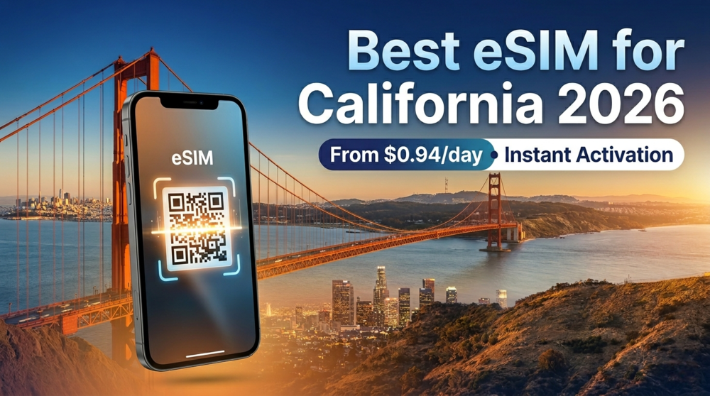 affordable eSIM for California travel in 2026