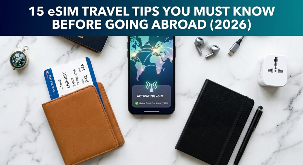 eSIM travel tips for international trips
