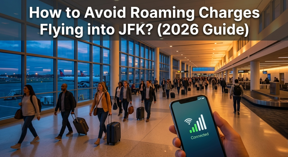 How to Avoid Roaming Charges Flying into JFK?