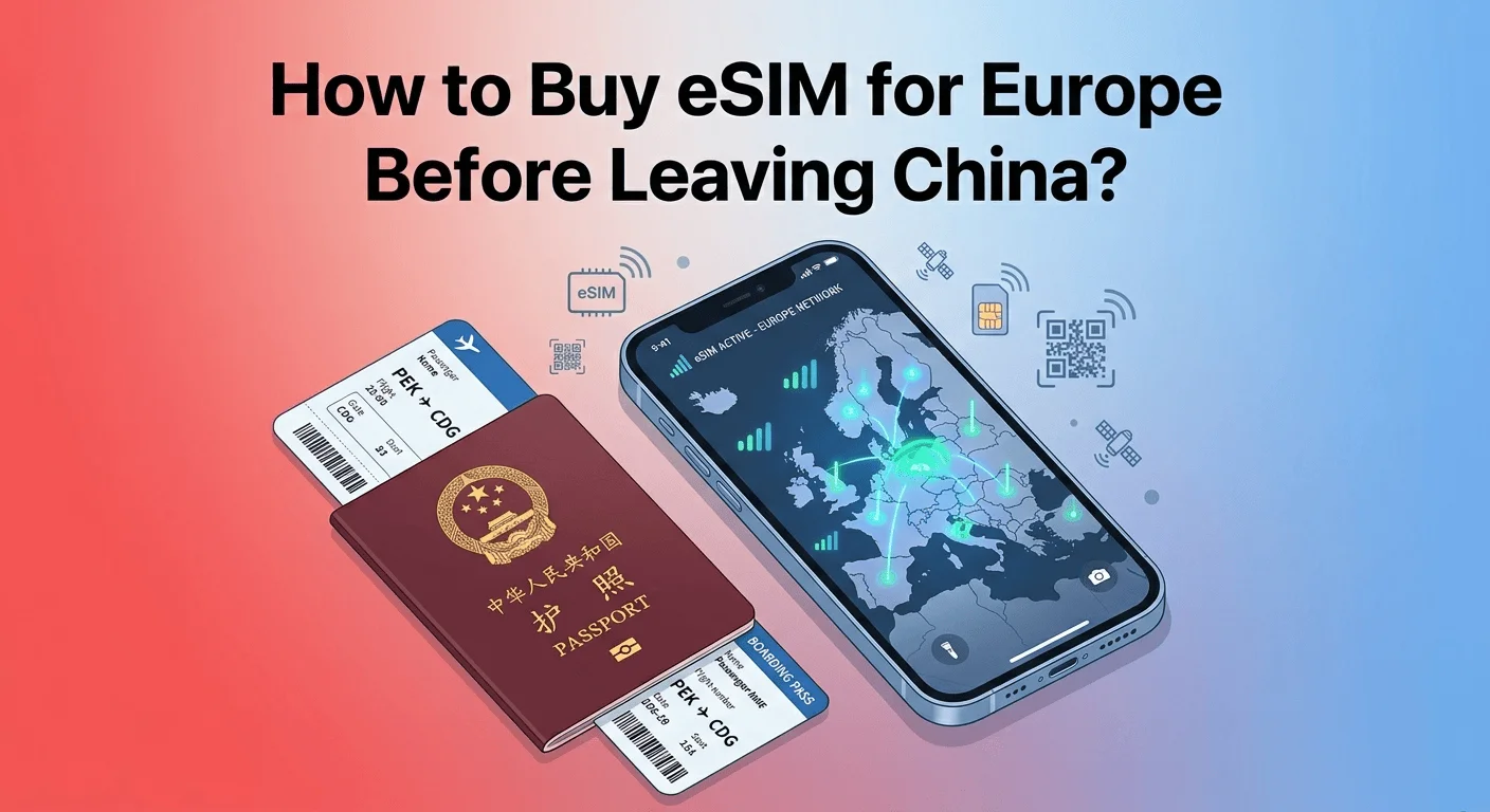 How to Buy eSIM for Europe Before Leaving China