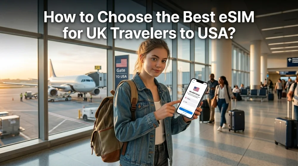Best eSIM for UK Travelers to USA