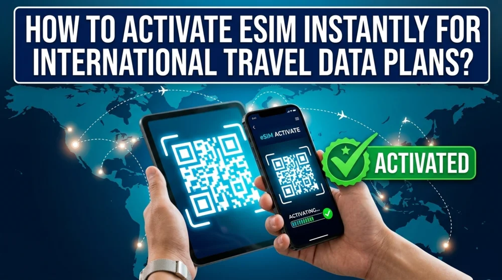 how to activate eSIM for international travel