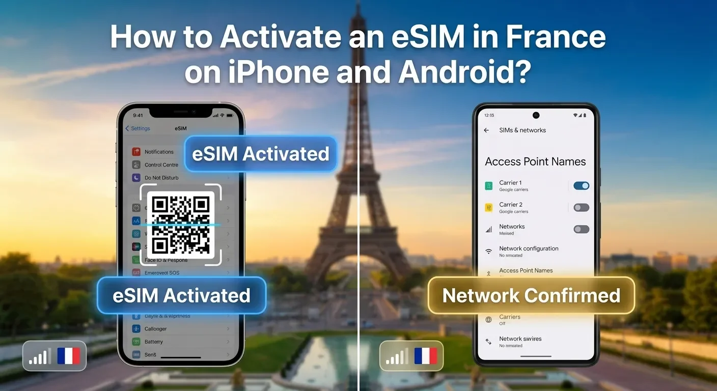 How to Activate an eSIM in France on iPhone & Android?