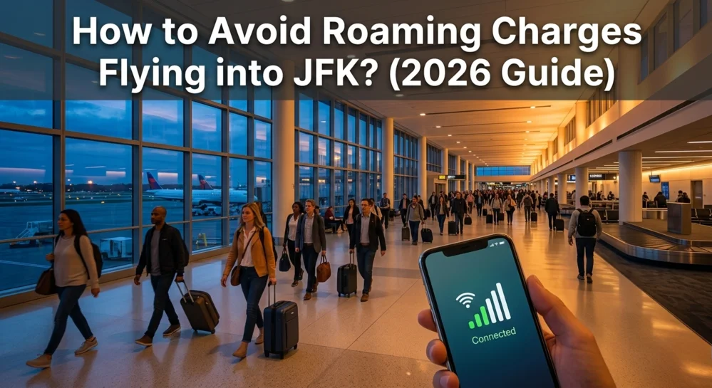 How to Avoid Roaming Charges Flying into JFK?