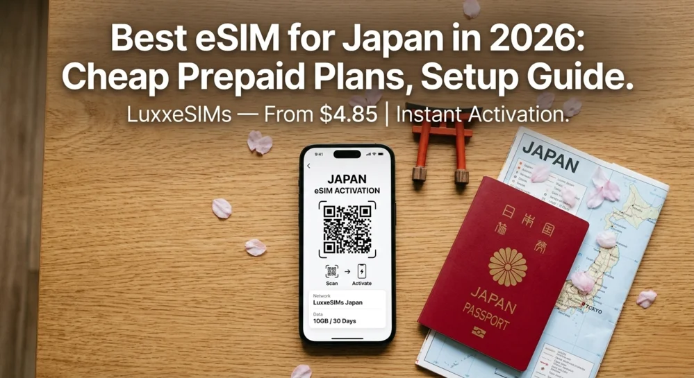 Best eSIM for Japan in 2026: Cheap Prepaid Plans and Setup Guide