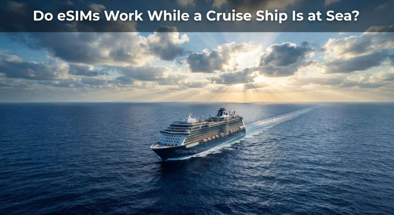 Do eSIMs Work While a Cruise Ship Is at Sea?